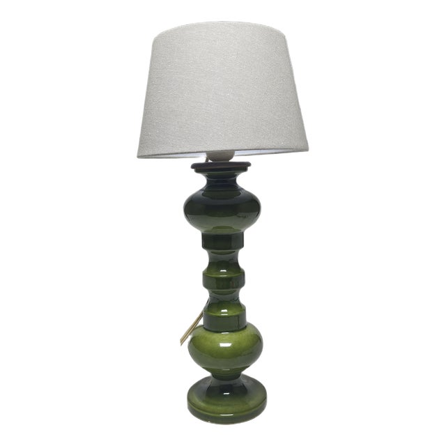 Polish Postmodern Bedside Lamp in Glass and Pottery, 1980s For Sale