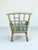 Wood Vintage Hollywood Regency Chinoiserie Celadon Green Bamboo Arm Chairs - A Pair For Sale - Image 7 of 14