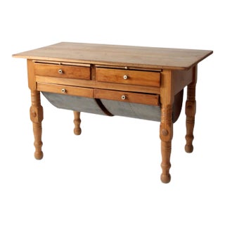 Antique Baker's Table For Sale