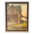 Portrait of a House. American. Oil on Board, Signed Rudert For Sale