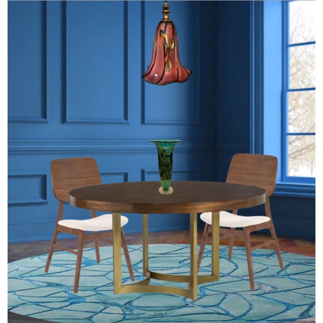 Green Robert Held Art Glass Green Abstract Vase For Sale - Image 8 of 12