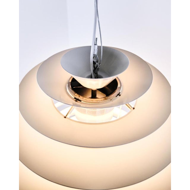 PH Louvre Pendant Light in Metal by Poul Henningsen for Louis Poulsen, 1957 For Sale - Image 3 of 14