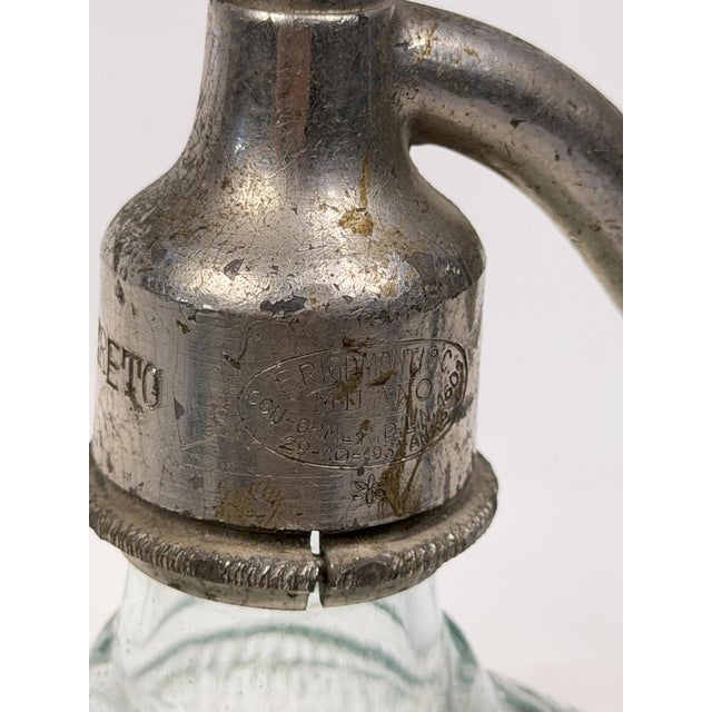 1930s Antique Glass Seltzer, 1930s For Sale - Image 5 of 8