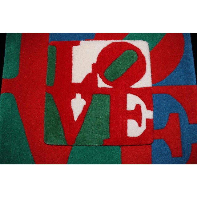 Love Rug after Robert Indiana For Sale - Image 9 of 10