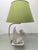 Pigeon-Shaped Porcelain Lamp with Fabric Lampshade, 1970s For Sale - Image 9 of 18