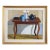 Mid-Century Modern 'The Blue Teapot' Swedish Original Still Life Oil Painting, Framed For Sale