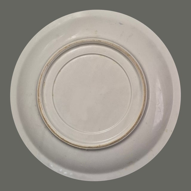 Vintage Asian Japanese Imari Floral Phoenix Bird Platter For Sale - Image 6 of 10