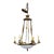 19th Century Neoclassical Nine-Light Alabaster & Gilt Bronze Chandelier For Sale