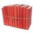 Decorative Books - Gala Book Bundle - 1 Foot of Red Books For Sale