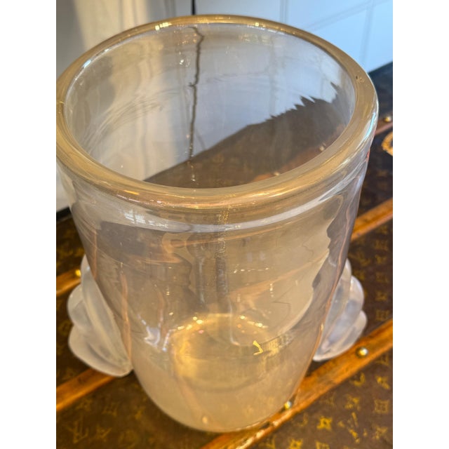 Venetian Gilt and Iridescent Glass Vase, 1980s For Sale - Image 4 of 16