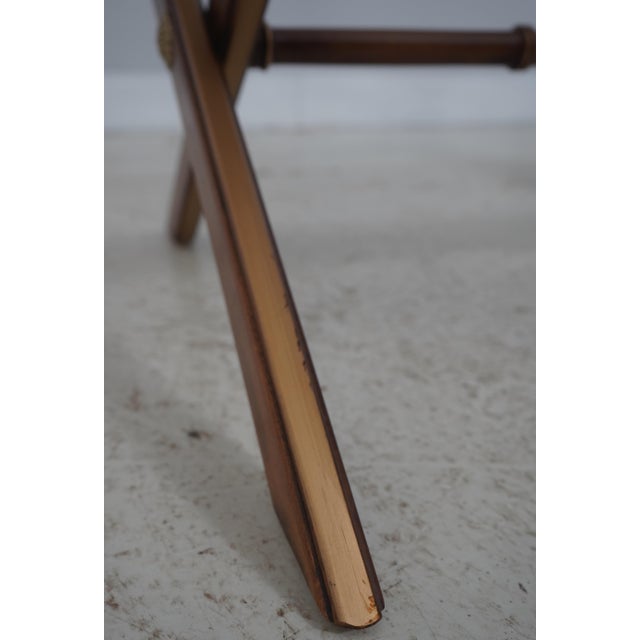 Ej Victor Regency Style Glass Top Coffee Table For Sale - Image 10 of 14