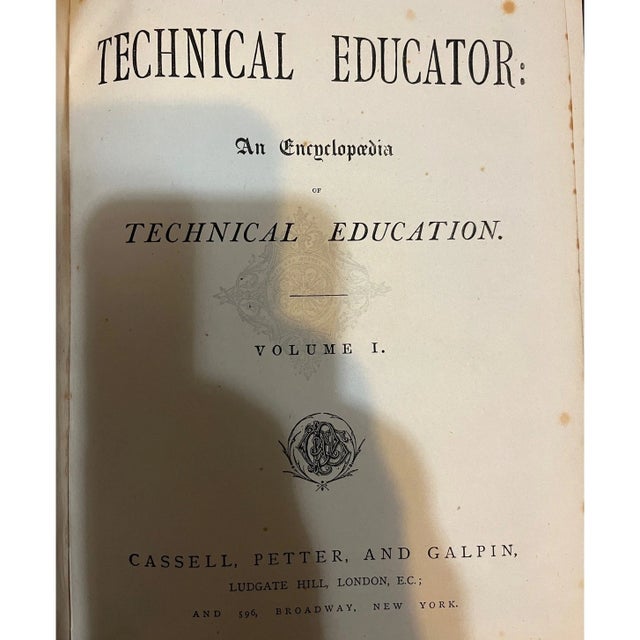 Late 19th Century Antique Cassell's Technical Educator 3 Vol Set Encyclopedia Art Color Plates For Sale - Image 5 of 6