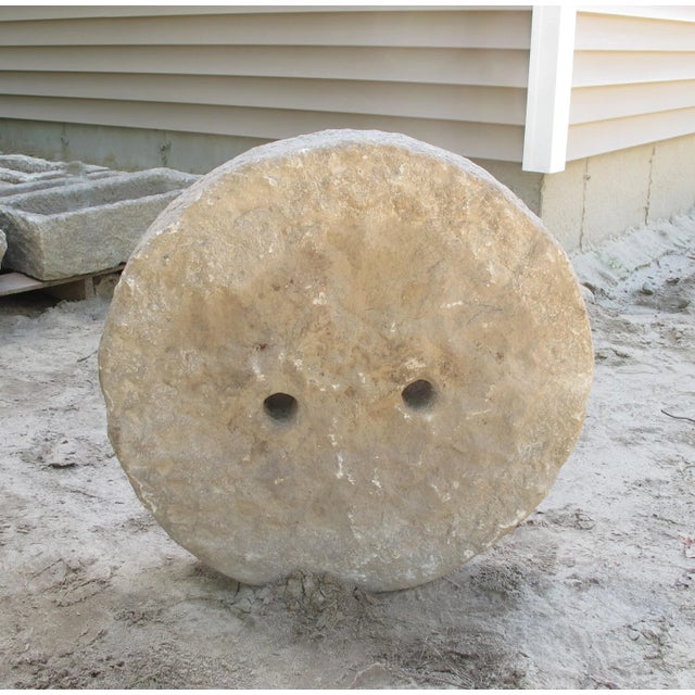 1930s Granite Mill Water Fountain Stone 6 For Sale - Image 4 of 7
