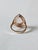 A very gorgeous and beautiful, Art Deco style, Morganite Cocktail Engagement Ring set in 18K Rose Gold & natural Diamonds....
