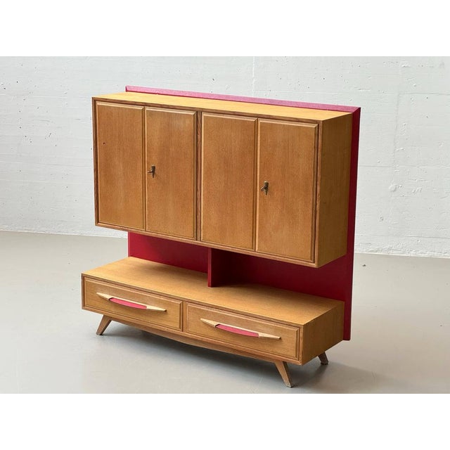 Mid-Century Modern Living Room Wall Unit from Corta Multiform, Switzerland, 1950s For Sale - Image 3 of 18