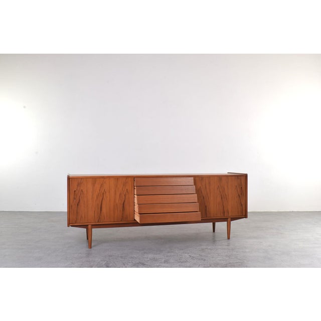 Nils Jonsson Mid-Century Teak Trio Sideboard by Nils Jonsson for Hugo Troeds, Sweden, 1960s For Sale - Image 4 of 18