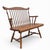 Vintage Wooden Bench – Spindle Back Bench, Classic Farmhouse Style, Elegant Seating, Rustic Home Furniture For Sale - Image 17 of 17