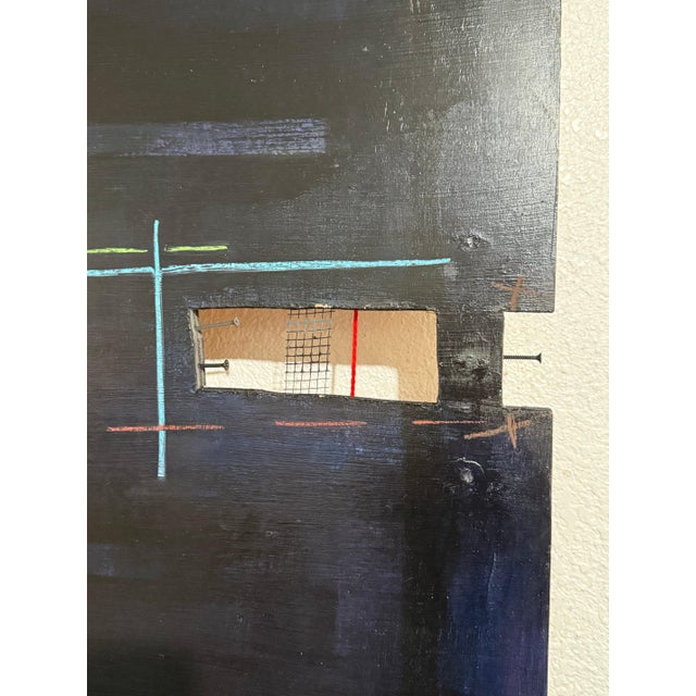 Iké Udé, Large Mixed Media Construction Sculpture Painting Ike Ude African American Art For Sale - Image 13 of 18