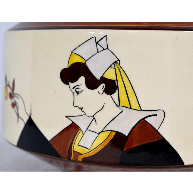 Ceramic Earthenware Jar from Maison de la Hubaudière-Bousquet, 1920s For Sale - Image 7 of 18