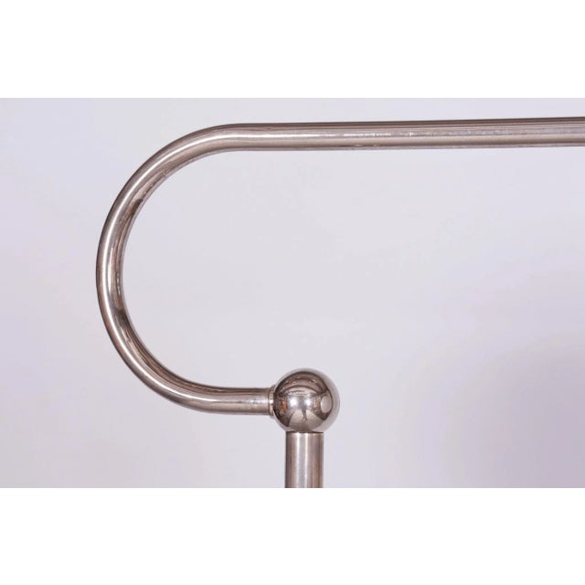 Metal Czech Bauhaus Chrome Floor Lamp by Hynek Gottwald, 1930s For Sale - Image 7 of 12