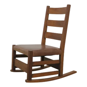 Gustav Stickley Small Mission Oak Rocking Chair