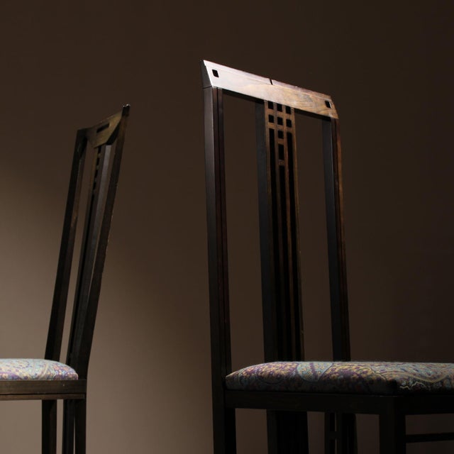 Brown High Back Galaxy Chair by Umberto Asnago for Giorgetti,1980s For Sale - Image 8 of 11