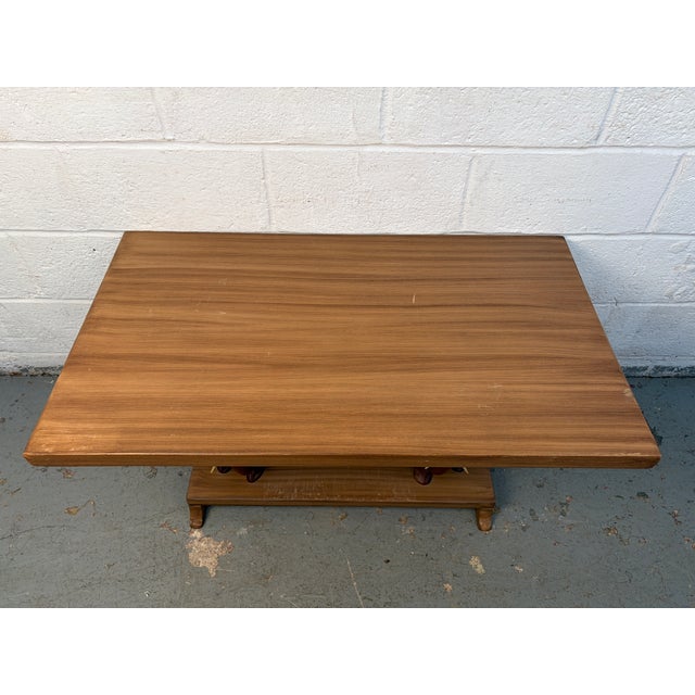 Wood Late 20th Century Small African Elephant Console Table For Sale - Image 7 of 9