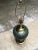 Teal Asian Modern Teal Ginger Jar Lamp With Solid Brass Ming Base For Sale - Image 8 of 13