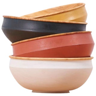 Wooden Bowls by Fabian Fischer, Germany, 2020, Set of 4 For Sale