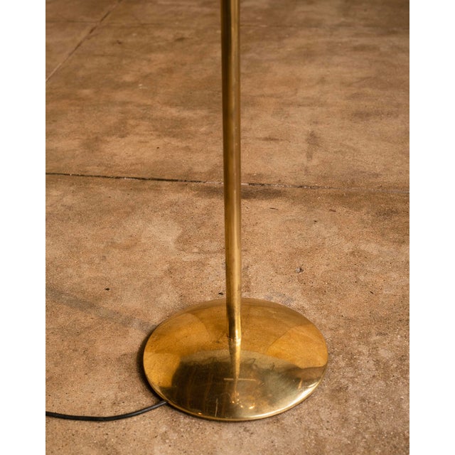 Metal 1970s Brass Double Eyeball Floor Lamp For Sale - Image 7 of 8