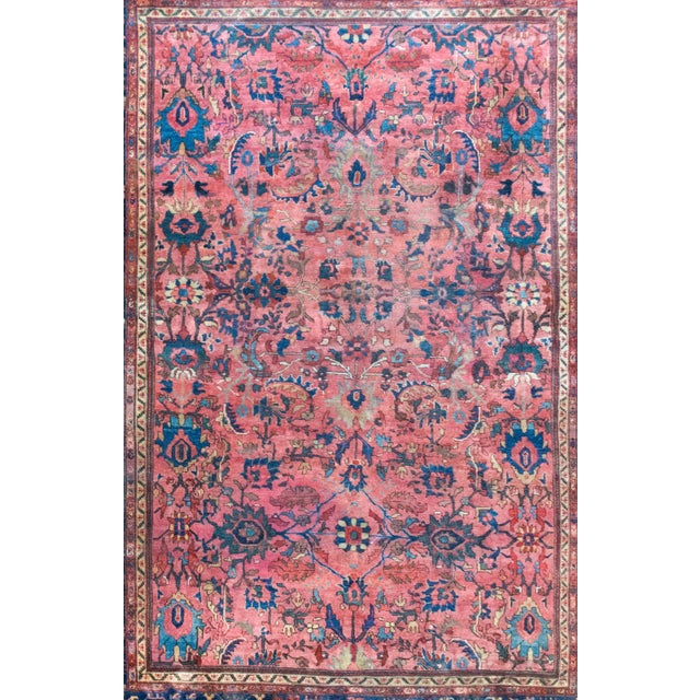 Persian Early 20th Century Persian Sarouk Farahan For Sale - Image 3 of 15