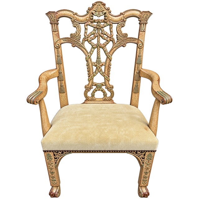 Hickory Chair Emma Chippendale Style Dining Chairs -Set of 6 For Sale - Image 11 of 15
