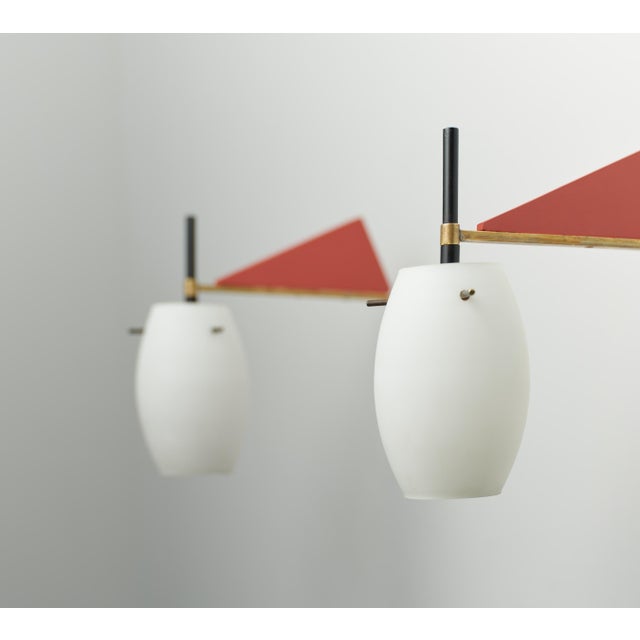 Mid-Century Modern Italian Wall Lamps, 1950s, Set of 2 For Sale - Image 4 of 9