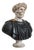 19th Century Italian Roman Vanitas Bust Renaissance Revival Memento Mori Marble, 1890, Marble For Sale