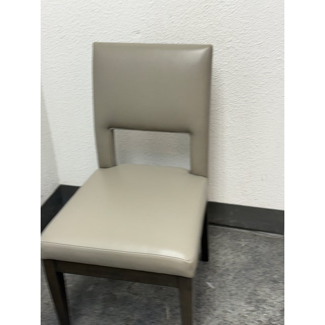 2020s Swaim Joli Leather Side Chair For Sale - Image 5 of 12