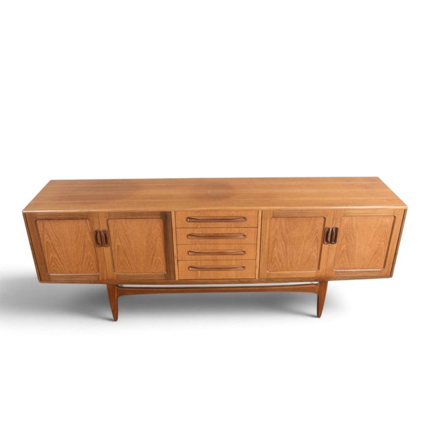 Mid-Century Modern Mid 20th Century Large G Plan Fresco Credenza in Teak For Sale - Image 3 of 9