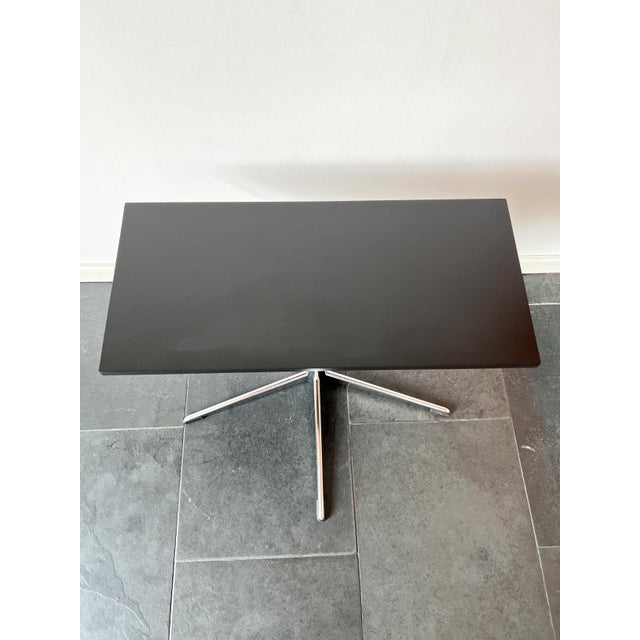 Vintage Side Table in Chrome Frame, Star Base and Rotatable Tabletop For Sale - Image 4 of 11