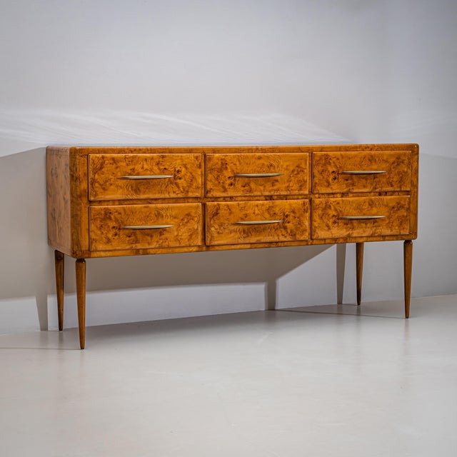 Mid-Century Modern Mid-20th Century Sideboard with Drawers, Italy For Sale - Image 3 of 13