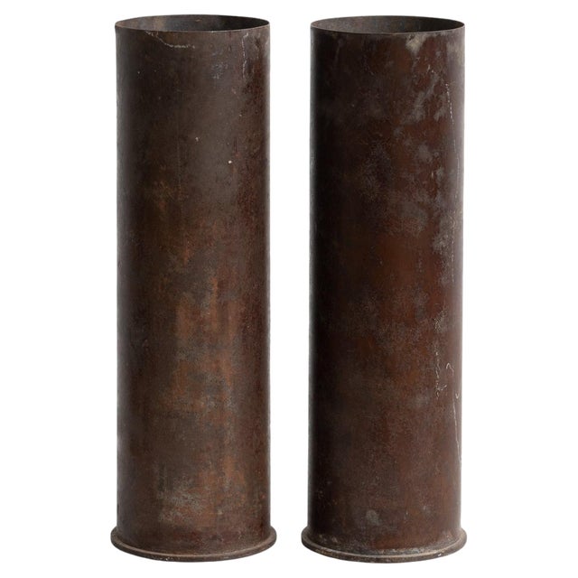 Bronze Mortar Caps, 1930s, Set of 2 For Sale