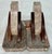 Early 20th Century Pair of Antique Art Deco French Marble and Rosewood Bookends For Sale - Image 5 of 10