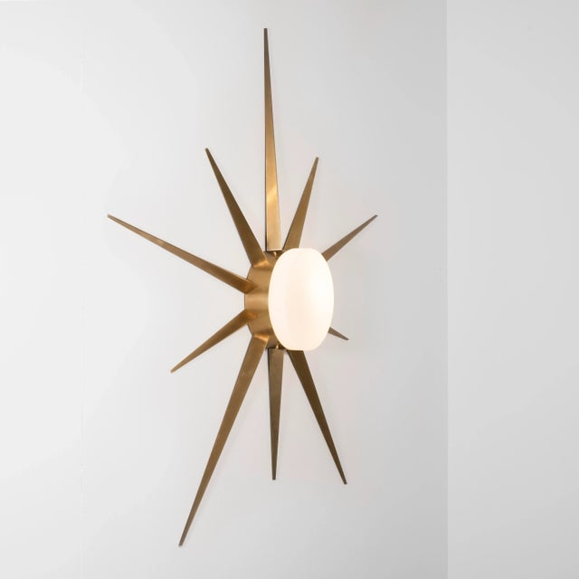 Mid-Century Modern Lighting / Design for Macha Solare Capri Flush Mount For Sale - Image 3 of 12