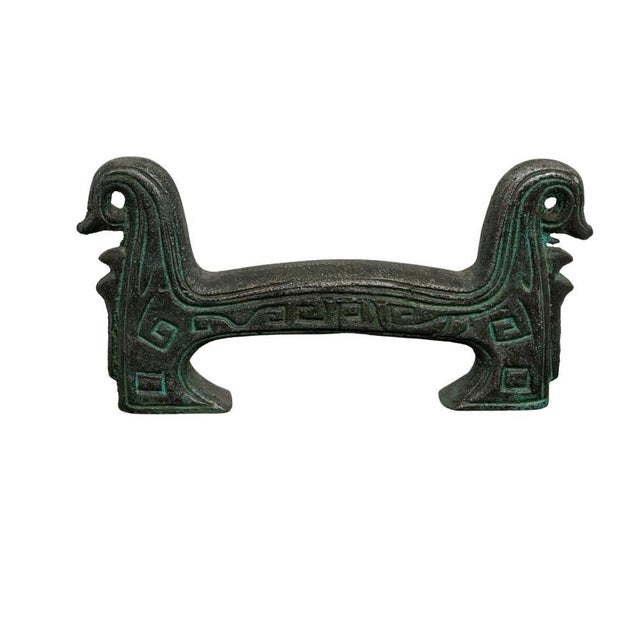 1960's Verdigris Copper Ice Bucket and Pitcher in the Style of James Mont- A Set For Sale In Miami - Image 6 of 10