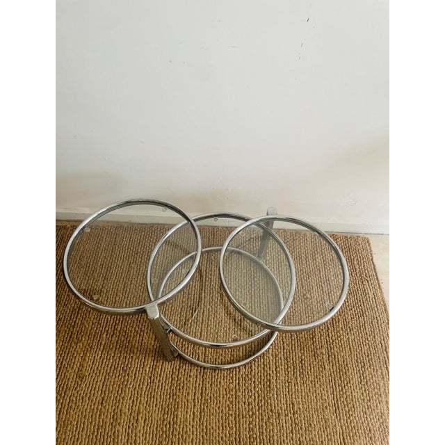 Folding and Rotating Coffee Table, 1970s For Sale - Image 4 of 10