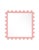 Contemporary Fleur Home Garden District Magazine Square Mirror in Pink Punch, 24x24 For Sale - Image 3 of 3