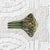 1920s Rhinestone and Celluloid Art Deco Comb - Hair comb - green comb - scroll comb - hairstyle - blue rhinestone comb - celluloid comb - wedding For Sale - Image 5 of 6