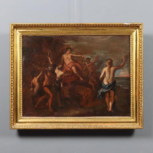 Bacchus and Ariadne, Oil on Canvas, Framed For Sale - Image 12 of 12