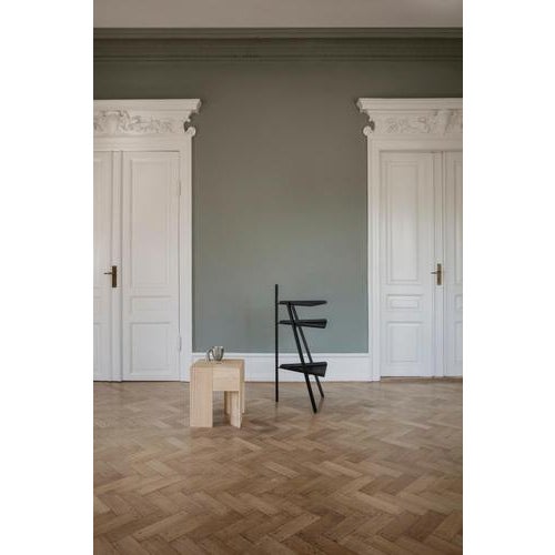 Triangle Wood Stools by Aldo Bakker for Karakter, Set of 2 For Sale - Image 6 of 10