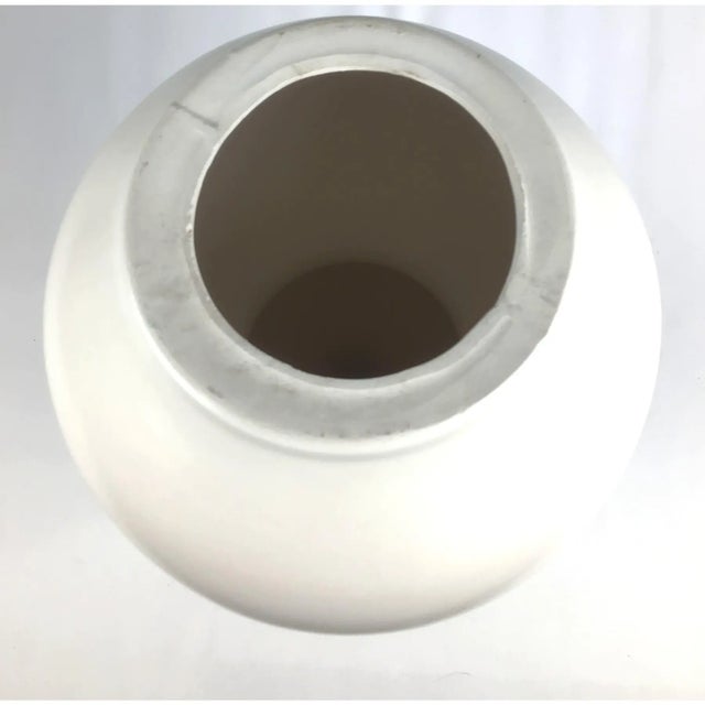 Ceramic Artisan Hand Made Vanilla Cream Ceramic Lamp Base For Sale - Image 7 of 7