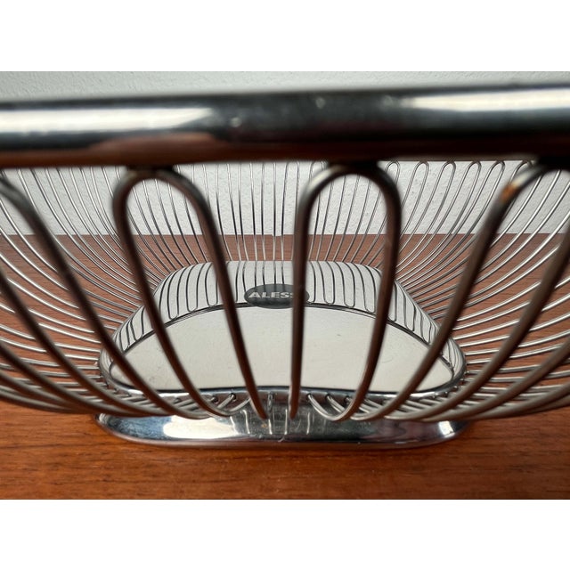 Italian Postmodern Stainless Steel Fruit Bowl from Alessi, 1980s For Sale - Image 5 of 15