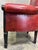 Vintage Leather Club Chair Oxblood Red Nailhead Regency Designer For Sale - Image 11 of 11